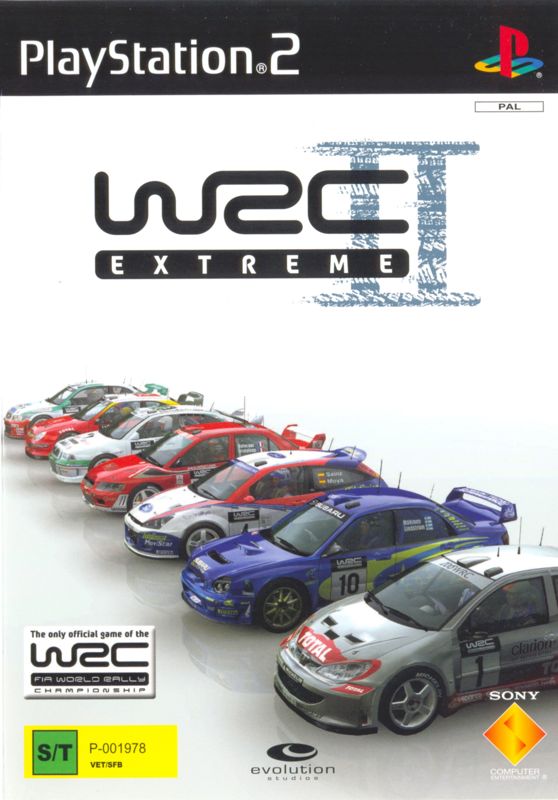 WRC II Extreme box art for Playstation 2